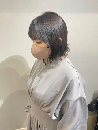 ミディアム カラー otoha✳︎ くすみ艶カラーのヘアスタイル
