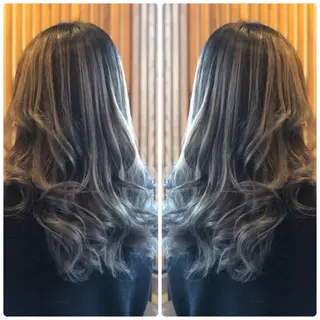 セミロング カラー 小山内 龍一郎 店長のヘアスタイル