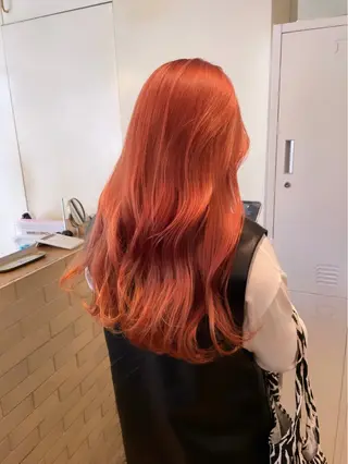 ロング カラー 【完全個室】髪質改善 暖色カラー/山崎唯奈のヘアスタイル