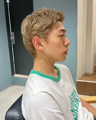 ショート カラー メンズ 【代表】 辻龍樹のヘアスタイル