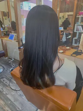 ロング カラー natsu fujinoのヘアスタイル