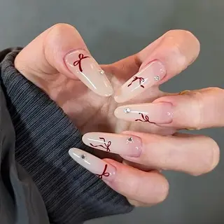 ネイル By moonネイル 🌷ワンホン/韓国風のネイルデザイン