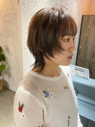ミディアム カラー KOOKI スティードトーキョーのヘアスタイル
