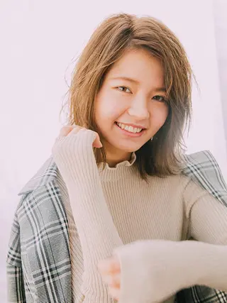 ミディアム カラー 【公式】amble luxe池袋東口🩷のヘアスタイル