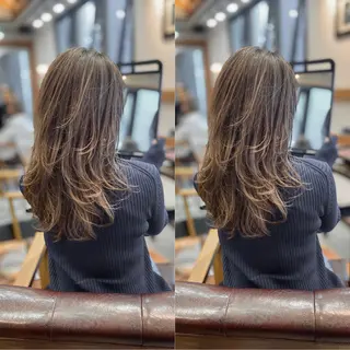 セミロング 木村丈晴✂️ご来店 お待ちしてます😊のヘアスタイル