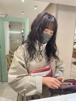 ロング パーマ ヘアアレンジ 早瀬裕之 パーマのヘアスタイル