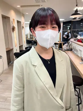 ショート カラー 初めてのショート お任せください✂️のヘアスタイル