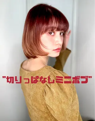 ショート カラー 似合わせ✨透明感🫧 佐藤優斗のヘアスタイル