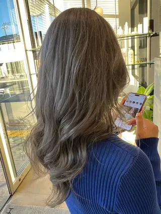 ロング カラー 🦋店長🦋 ほんさわ みずきのヘアスタイル