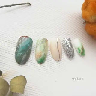 ネイル 🥀ネイルサロン cotonコトン🥀のネイルデザイン