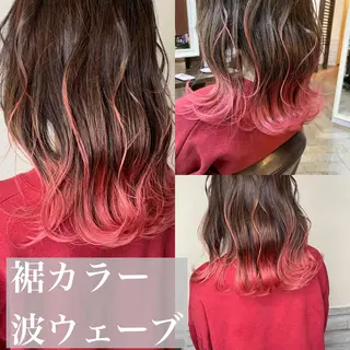 ミディアム カラー メンズサロン ANSWERのヘアスタイル