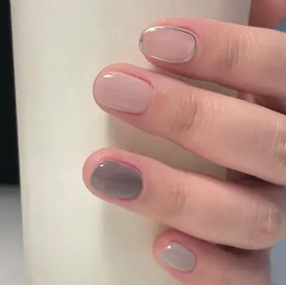 ネイル RAFFINE haru🦋🩵のネイルデザイン