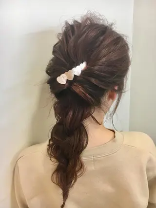 ロング カラー 永井 大希のヘアスタイル