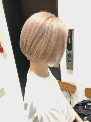 ショート 🌈外国風ハイライト こうたろうのヘアスタイル