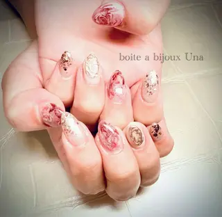 ネイル boite a bijoux Unaのネイルデザイン