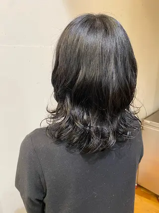 ミディアム 長澤 しずくのヘアスタイル