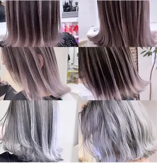 ミディアム カラー ヘアアレンジ 久米 治仁のヘアスタイル