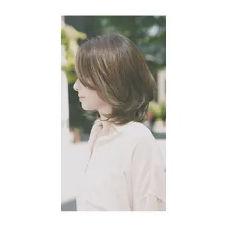 ミディアム カラー 清川 泰斗のヘアスタイル