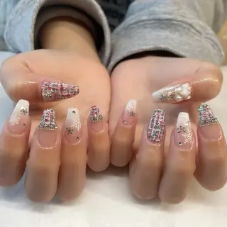 ネイル 💎🐰 saki. m 🐰💎のネイルデザイン