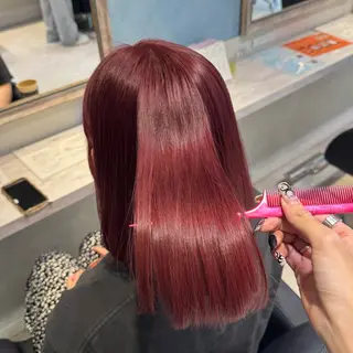 ミディアム カラー 🦋ブリーチ/カラー 専門AYA💖のヘアスタイル