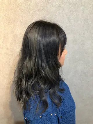 ミディアム K Kenのヘアスタイル
