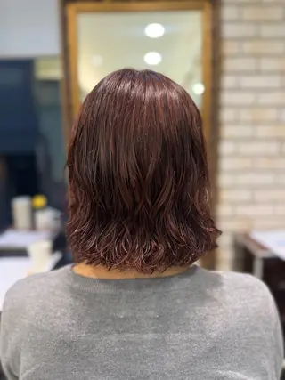 ショート 大人可愛い♡コテ巻き パーマ🌼杉田 萌恵のヘアスタイル
