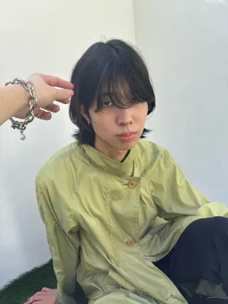 パーマ メンズ みつけ／メンズカット メンズパーマ🦔のヘアスタイル