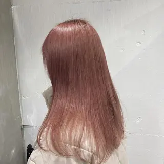 セミロング カラー 渋谷🎨ブリーチ特化 ×エクステ🎨レンのヘアスタイル