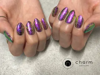 ネイル ネイルルーム チャームのネイルデザイン