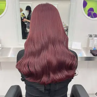 ロング カラー ヘアアレンジ 🫧‪🎀うる艶暖色 🏹Nanako🎀のヘアスタイル