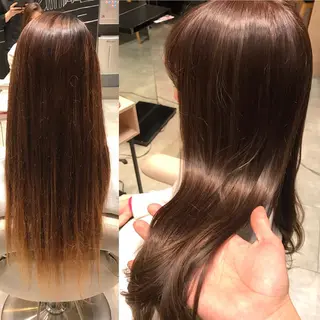ロング カラー ヘアアレンジ 代表 KANZOのエステ・リラクイメージ