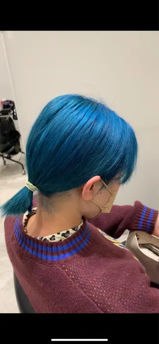 ミディアム カラー れい🫧 ハイトーン特化のヘアスタイル