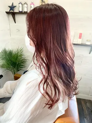 ロング カラー natsu fujinoのヘアスタイル