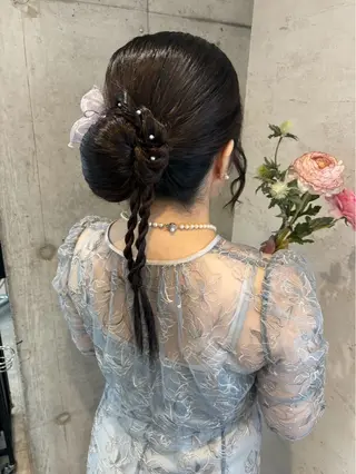 ロング ヘアアレンジ 美髪× ヘアセット✨Araiのヘアスタイル