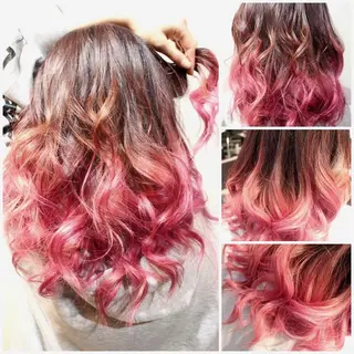 ミディアム カラー ヘアアレンジ 次世代シールエクステ 錦糸町 小泉 朋之のヘアスタイル