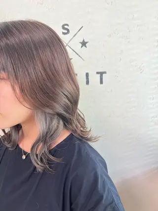 ミディアム 山﨑 大二郎のヘアスタイル