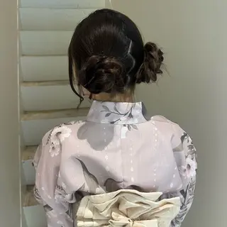 ロング ヘアアレンジ 平野 和奏のヘアスタイル