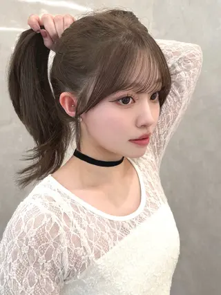 セミロング カラー kaho /レイヤーカットのヘアスタイル