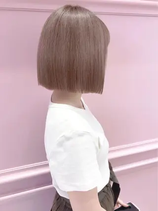 ショート Su-chi-🧴 /ミルクティーカラーのヘアスタイル