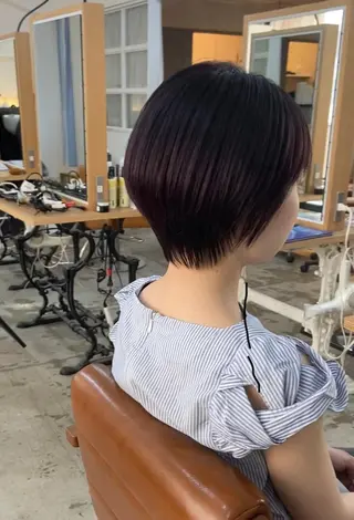 ショート カラー ショートヘア、ボブ こやさん　コヤマのヘアスタイル