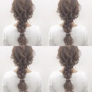 ヘアアレンジ TOMOKA 艶髪/透明感カラーのヘアスタイル