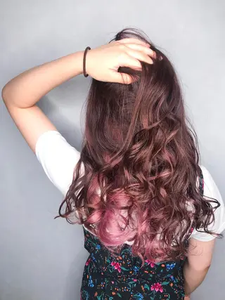 ミディアム カラー パーマ ヘアアレンジ 🫧代表/新宿駅近/ 限定価格🫧田辺貴裕のヘアスタイル