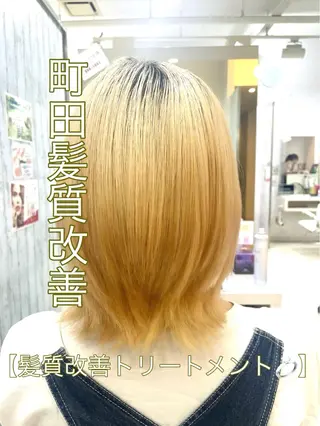 セミロング 【髪質改善カラー】 瀧田嵐士🇰🇷のヘアスタイル