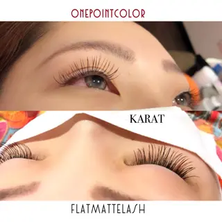 マツエク・マツパ ★KAEDE★伊勢崎 【KARAT】のマツエク・マツパデザイン
