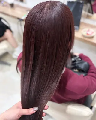 ロング カラー 杉田 涼のヘアスタイル
