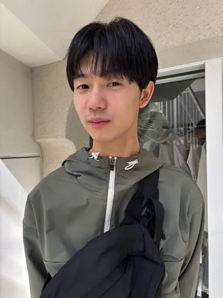 メンズ レイヤーボブ🎵 ブリーチ/りりのヘアスタイル