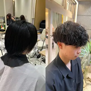 ミディアム 酸性ストレート 🇰🇷しゅうのヘアスタイル