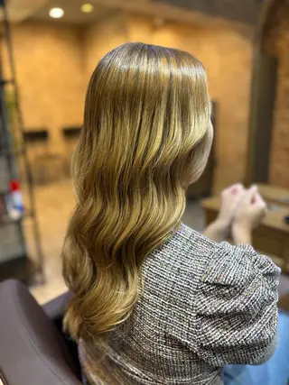 ロング カラー 高田 智幸のヘアスタイル