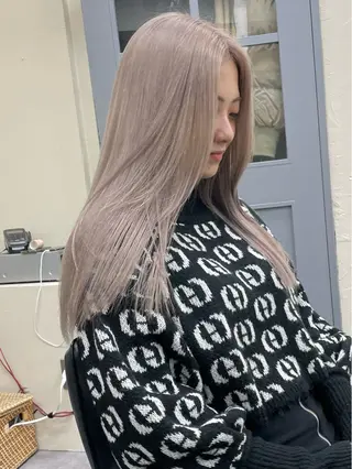 カラー レディースパーマ モデル募集RIKOのヘアスタイル