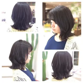 ミディアム いけだ ゆうのヘアスタイル